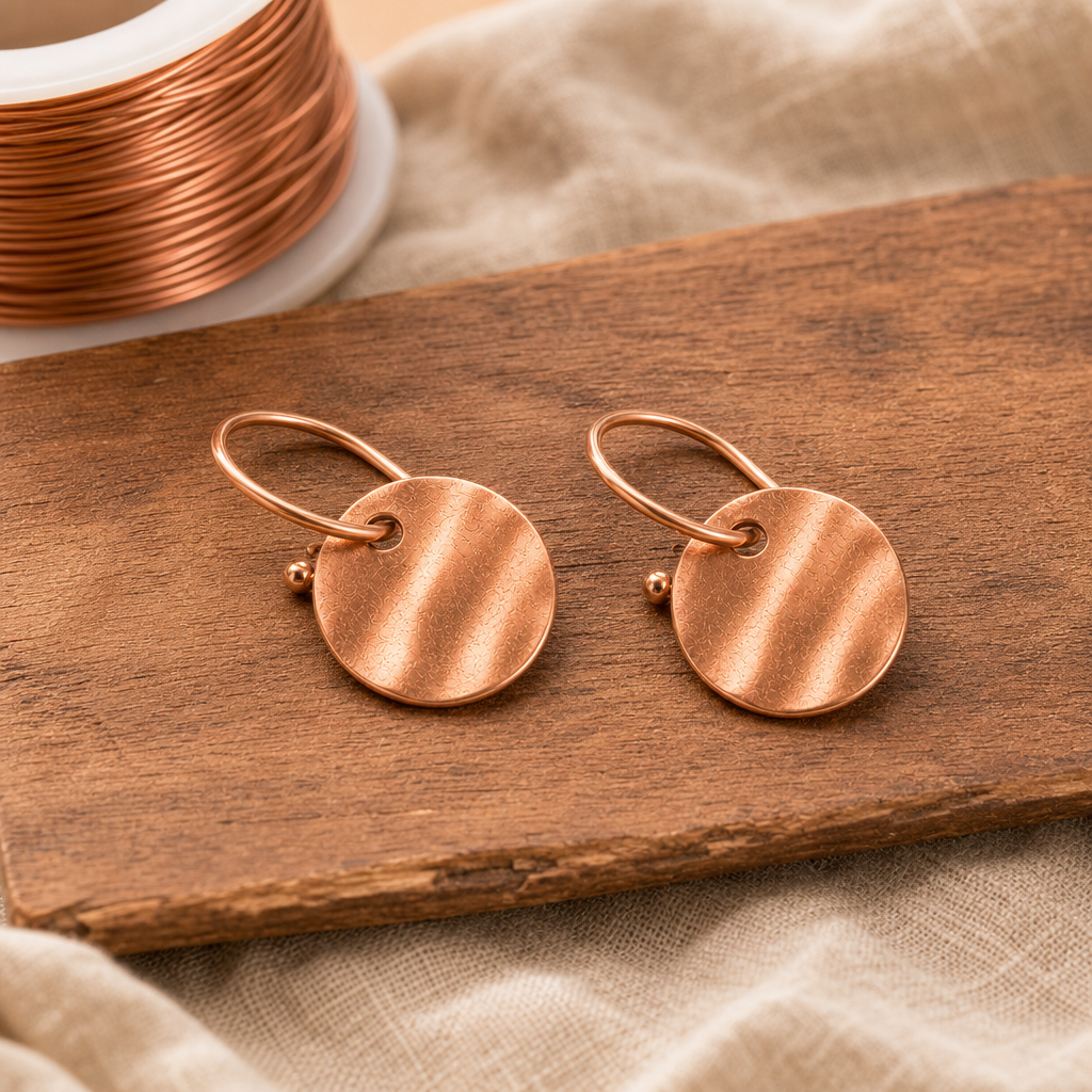 EVIE | HALO COPPER EARRINGS