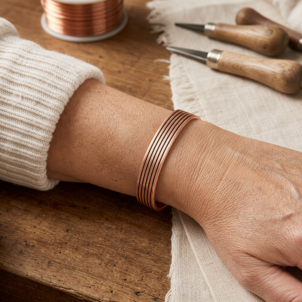 ISABELLA | SAGE COPPER BRACELET