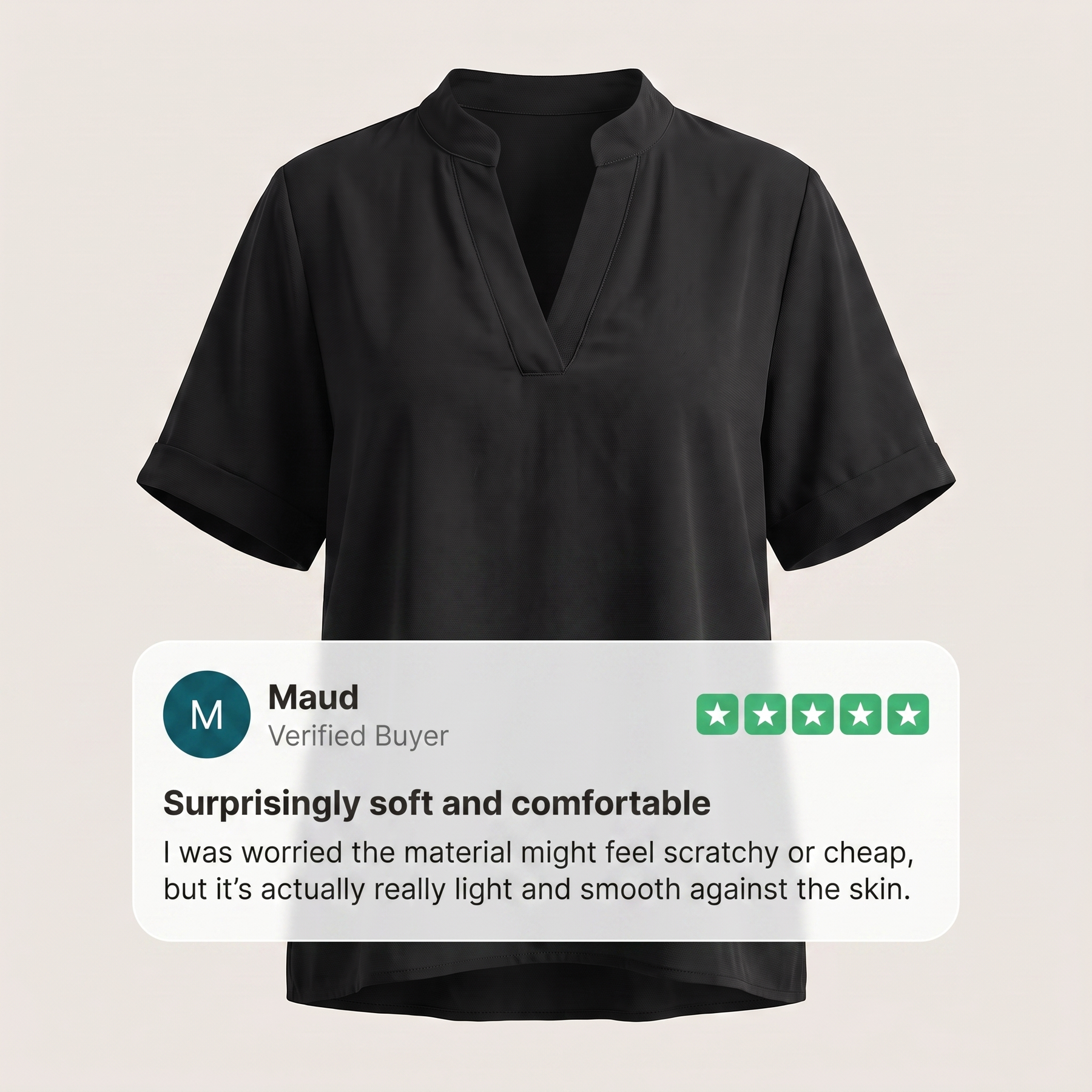 BEATRICE V-NECK BLOUSE