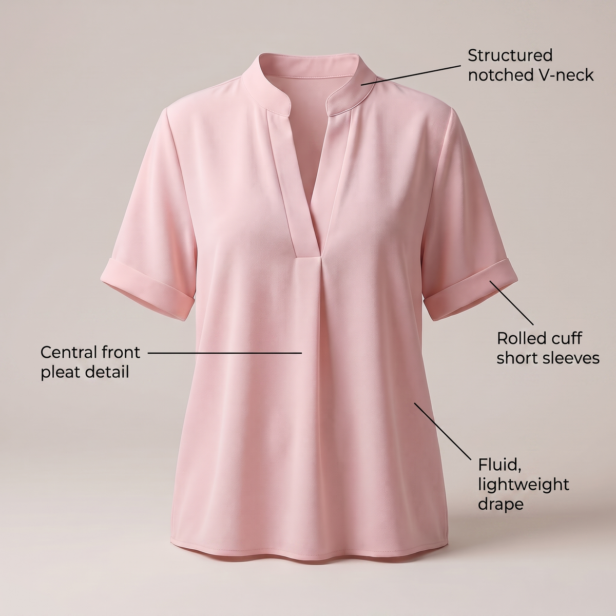 BEATRICE V-NECK BLOUSE