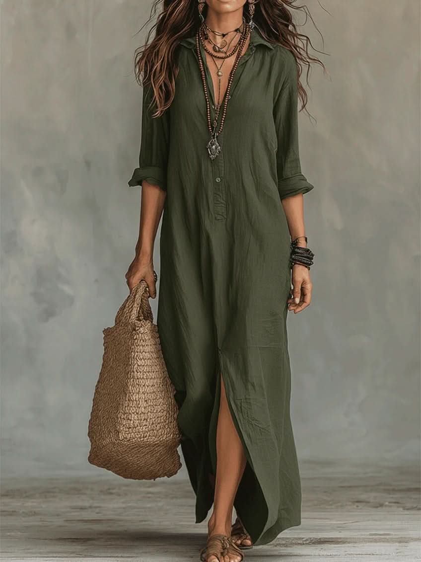 HARRIET V-NECK DRESS