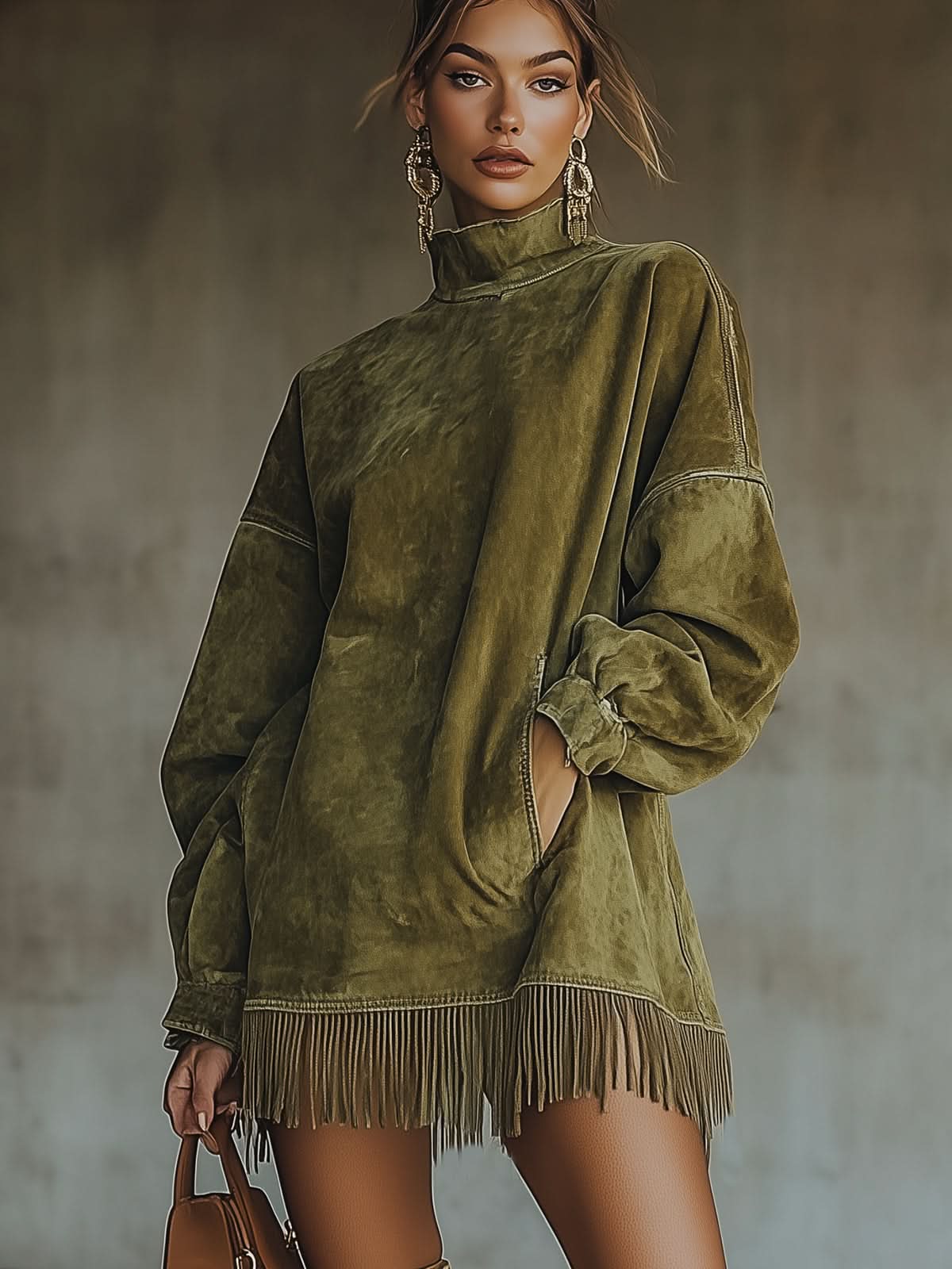 LUCIA TURTLENECK DRESS