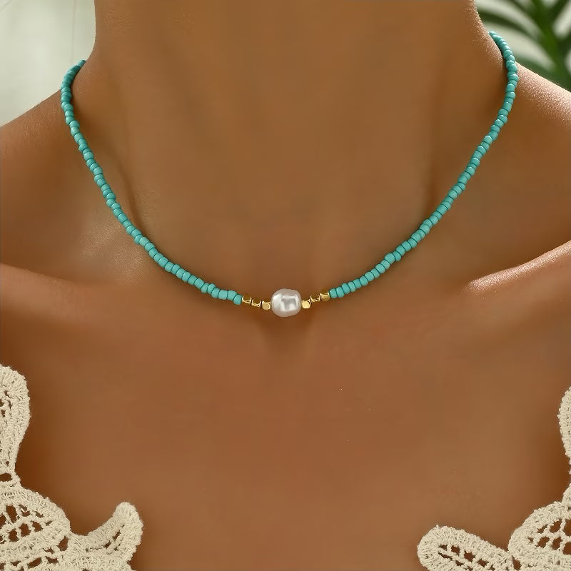 ISLA | MINIMAL PEARL NECKLACE