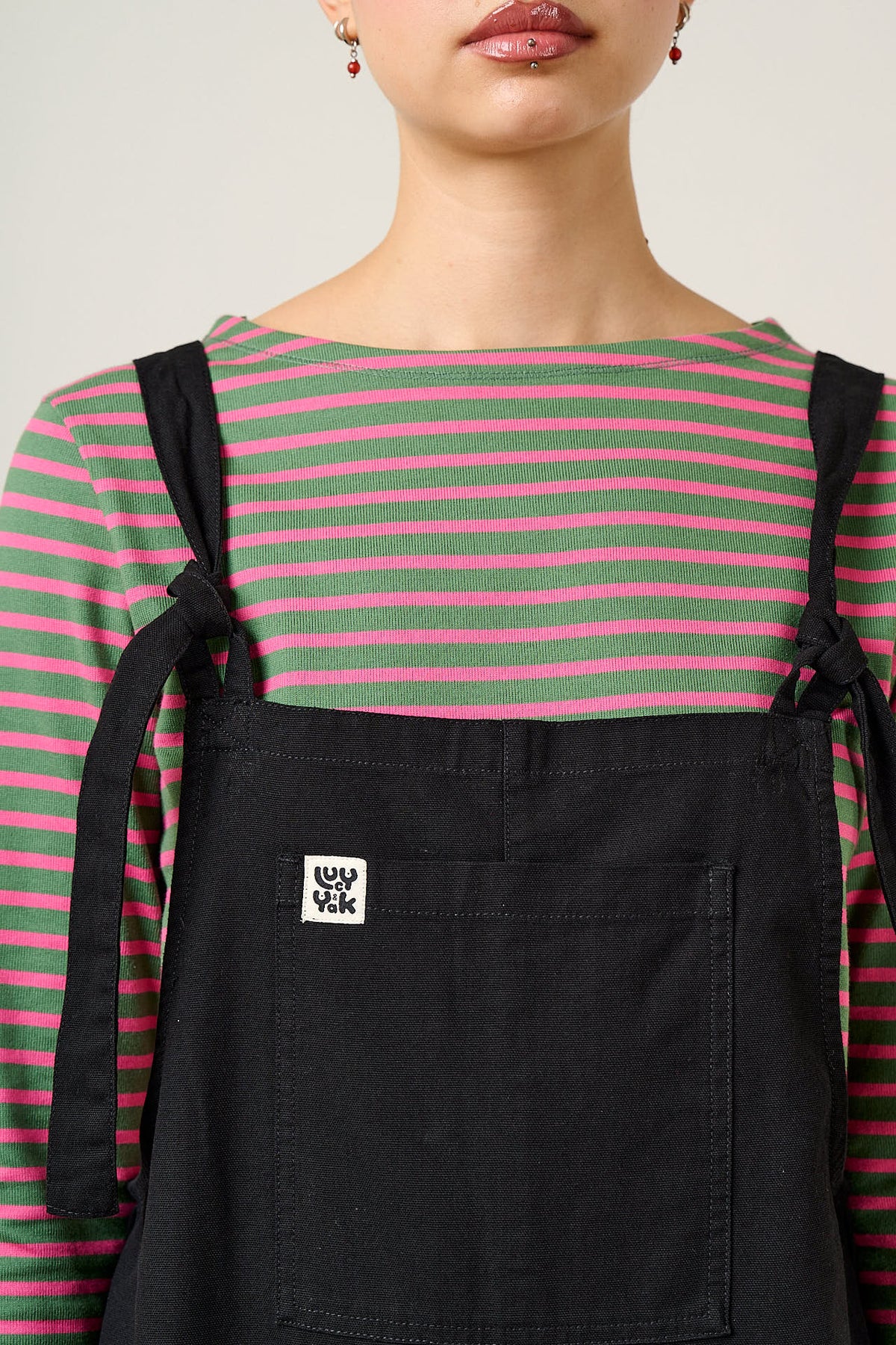 Original — Organic Cotton Dungarees in Black