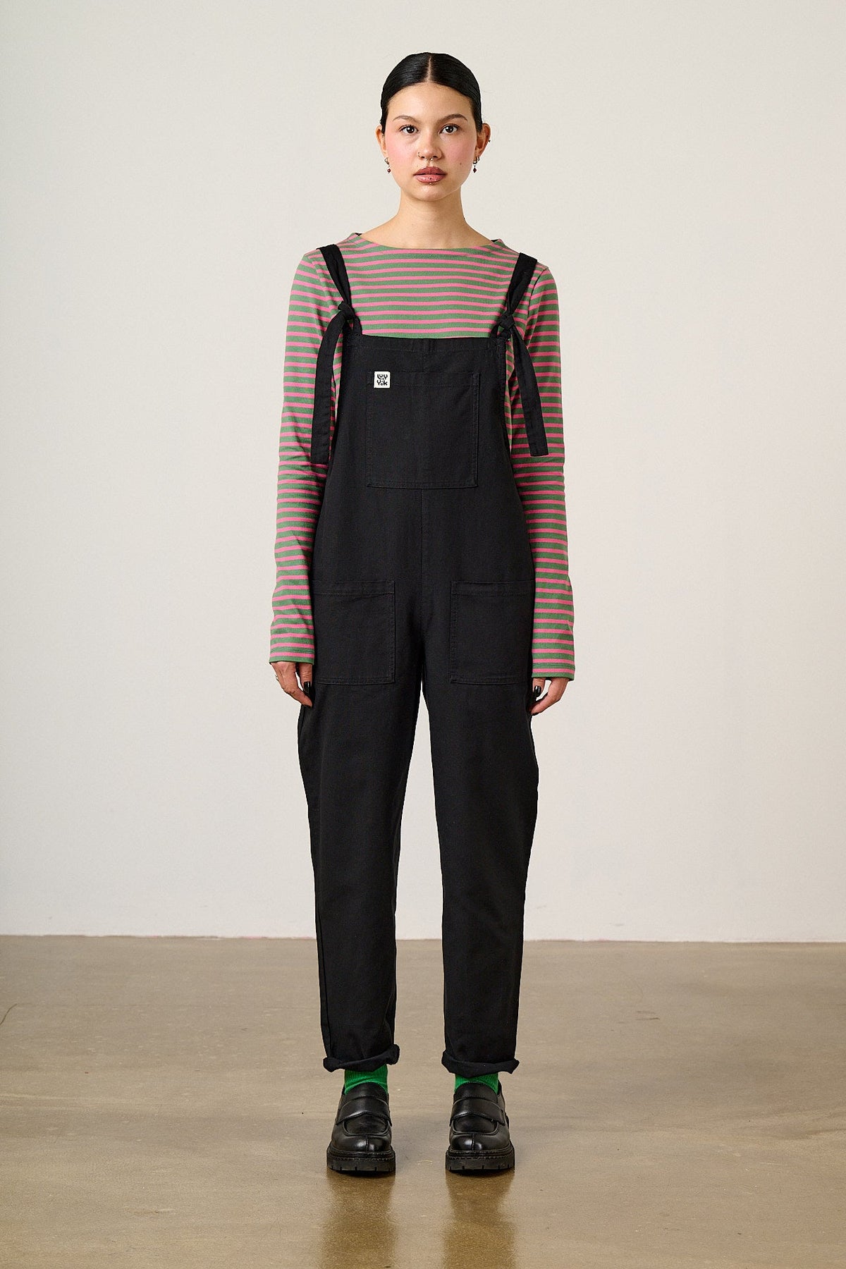 Original — Organic Cotton Dungarees in Black