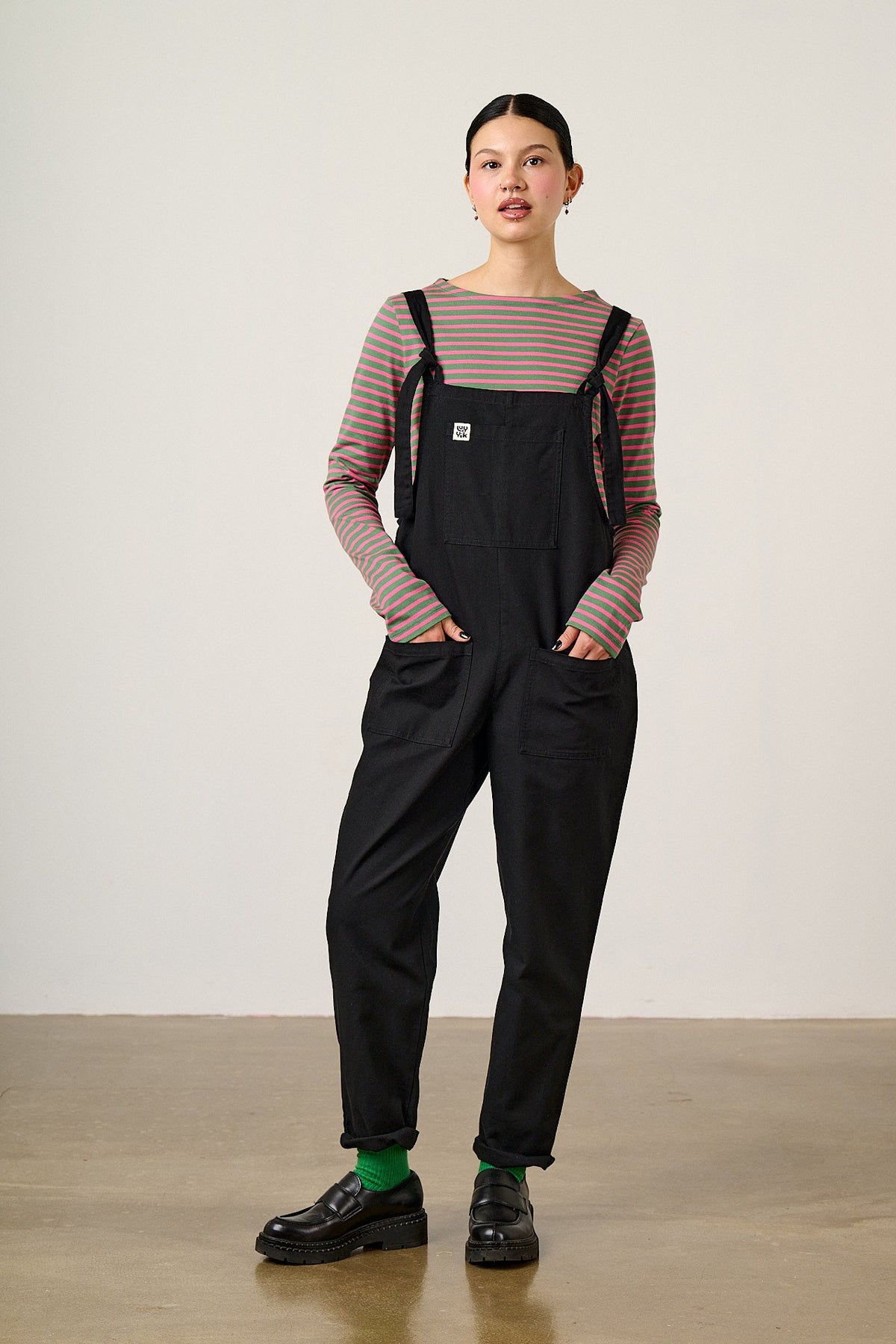 Original — Organic Cotton Dungarees in Black