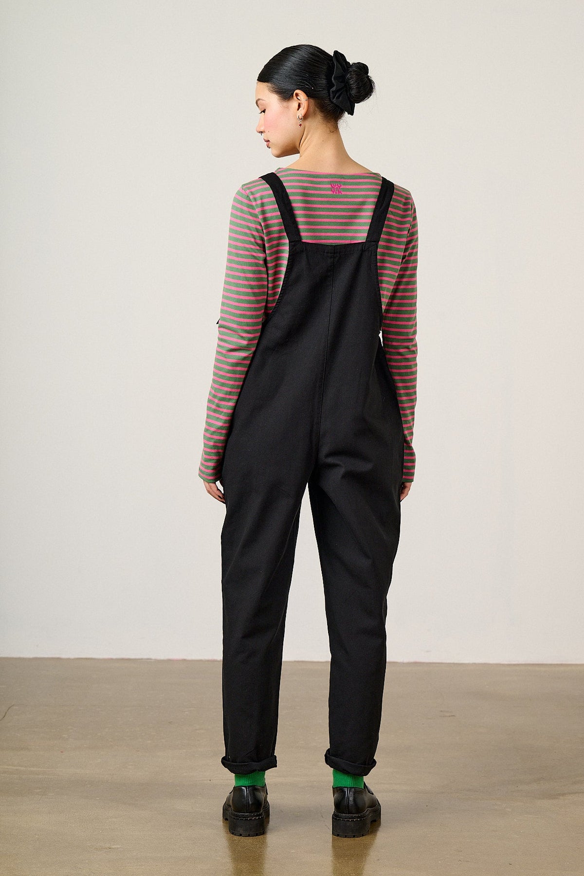 Original — Organic Cotton Dungarees in Black