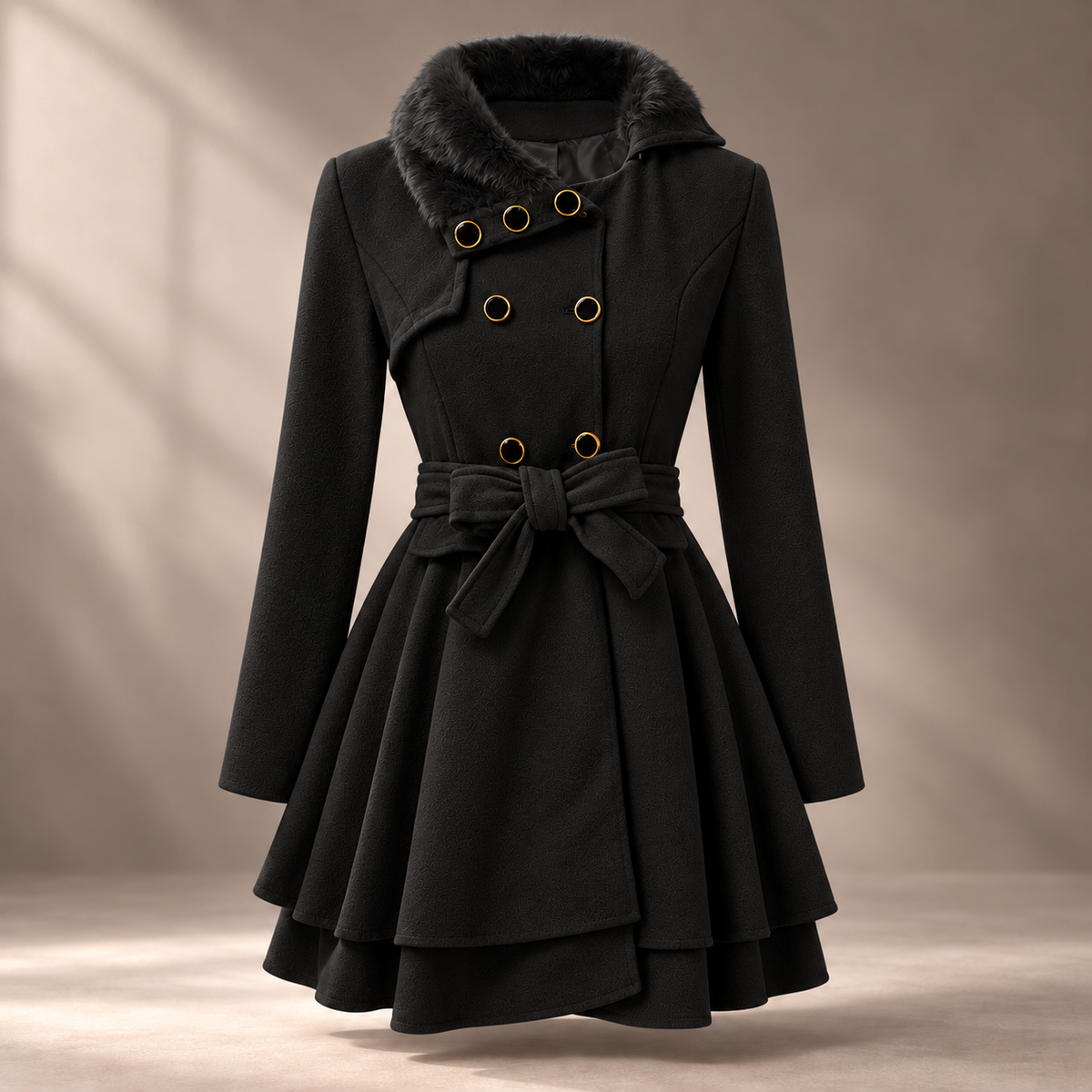 Vivienne Bow-Belt Coat