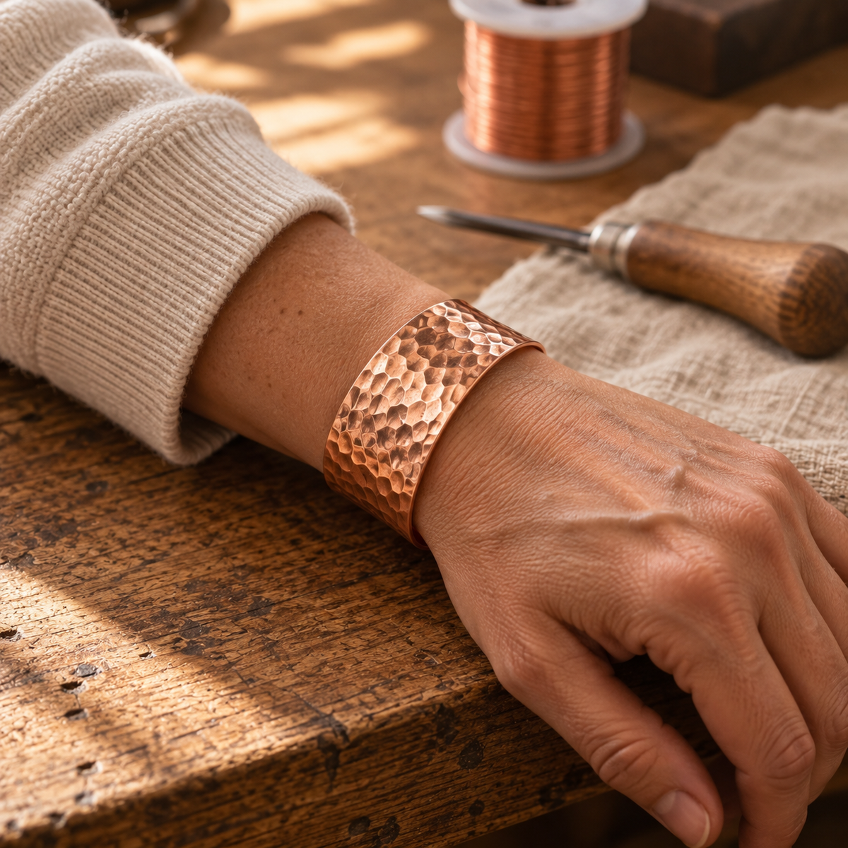 EMILY | EMBER COPPER CUFF