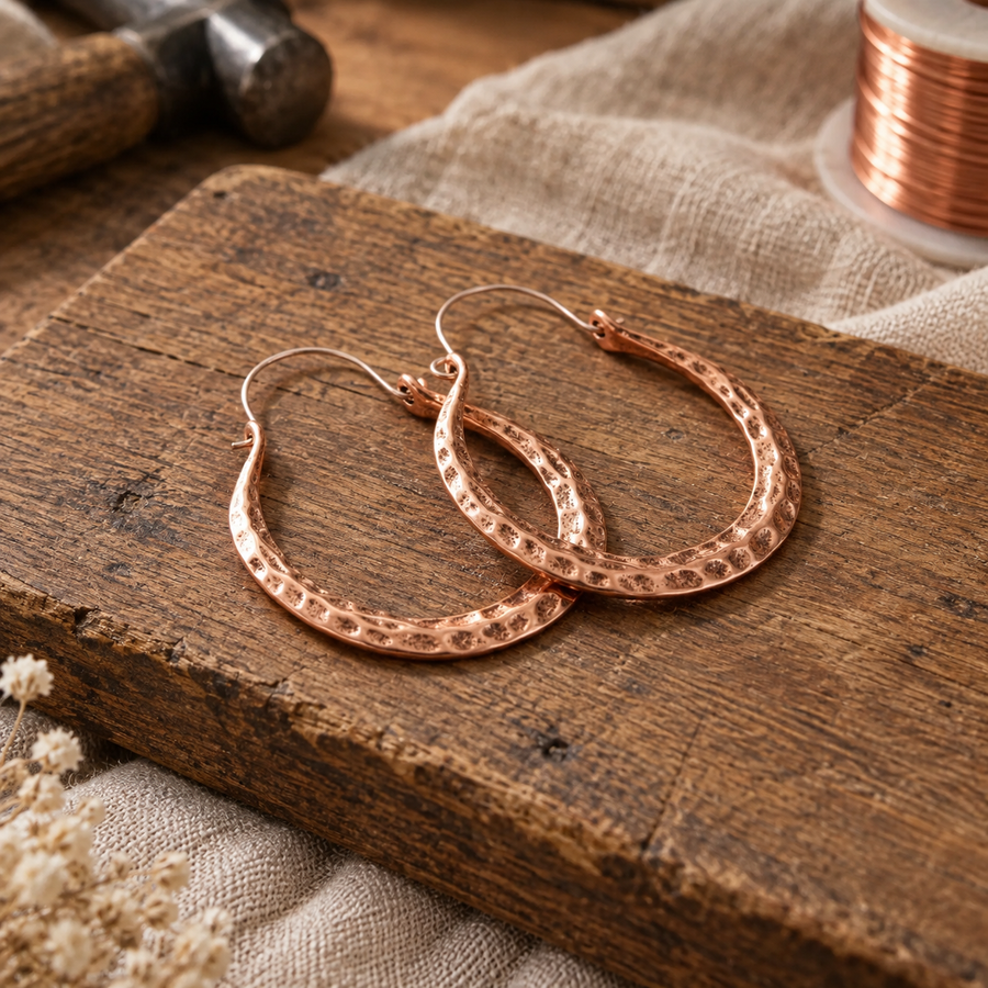 CHLOE | EMBER COPPER EARRINGS
