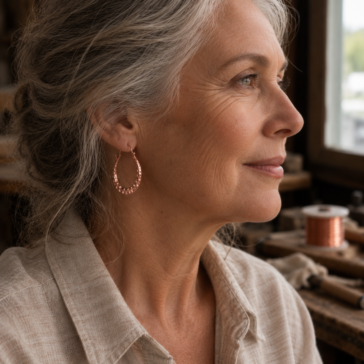 CHLOE | EMBER COPPER EARRINGS