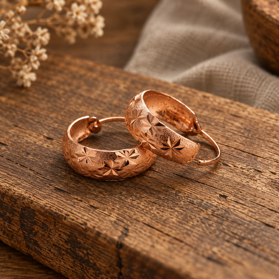 EMILY | DEW COPPER EARRINGS