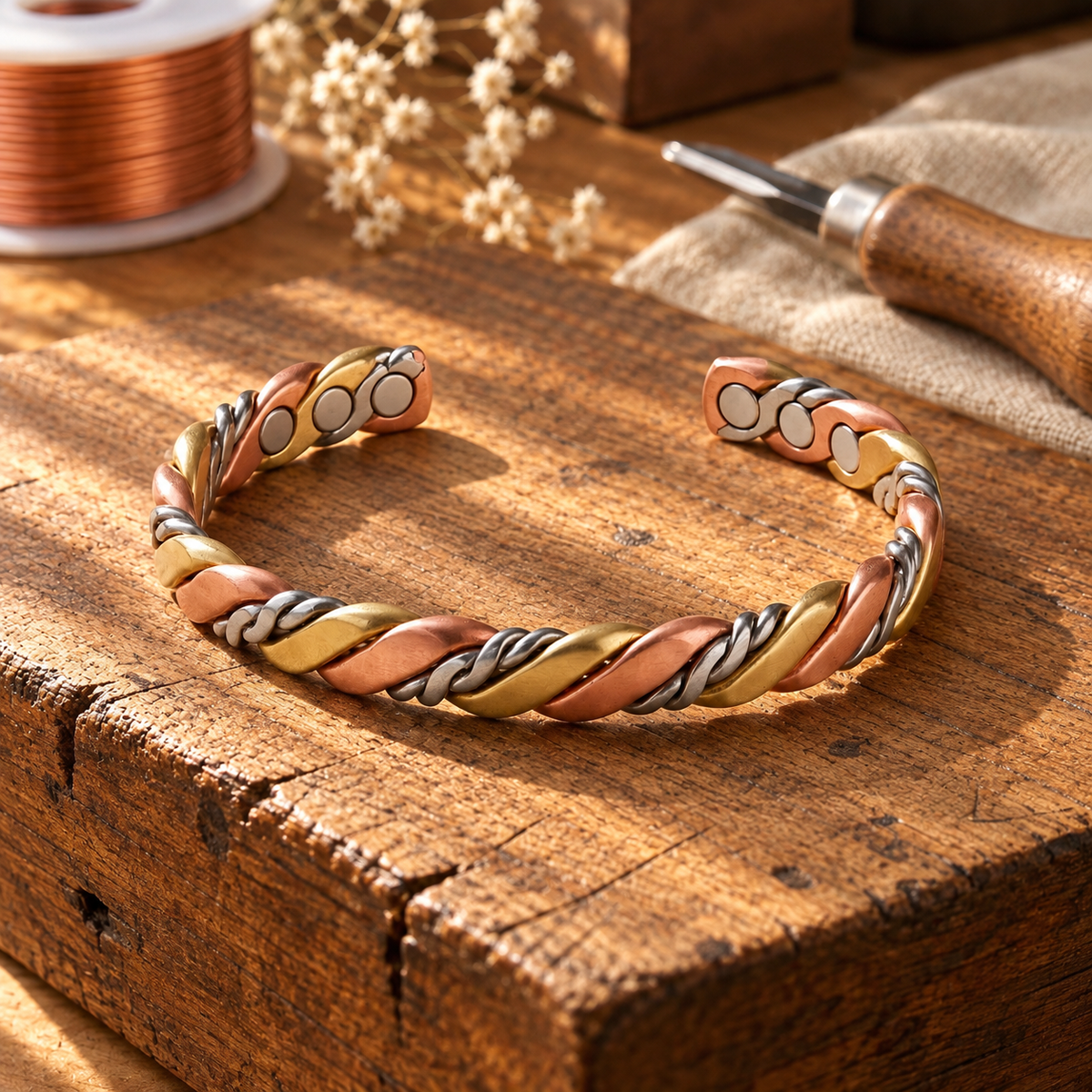 CHLOE | STONE COPPER BRACELET