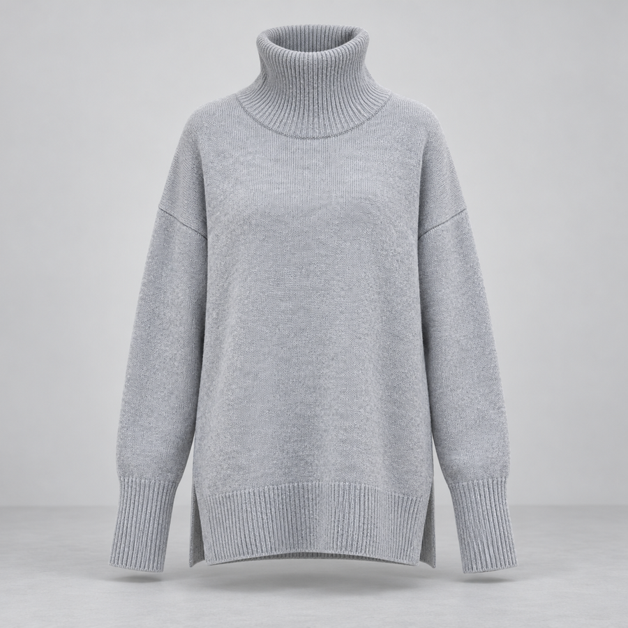 ARIA OVERSIZED TURTLENECK SWEATER