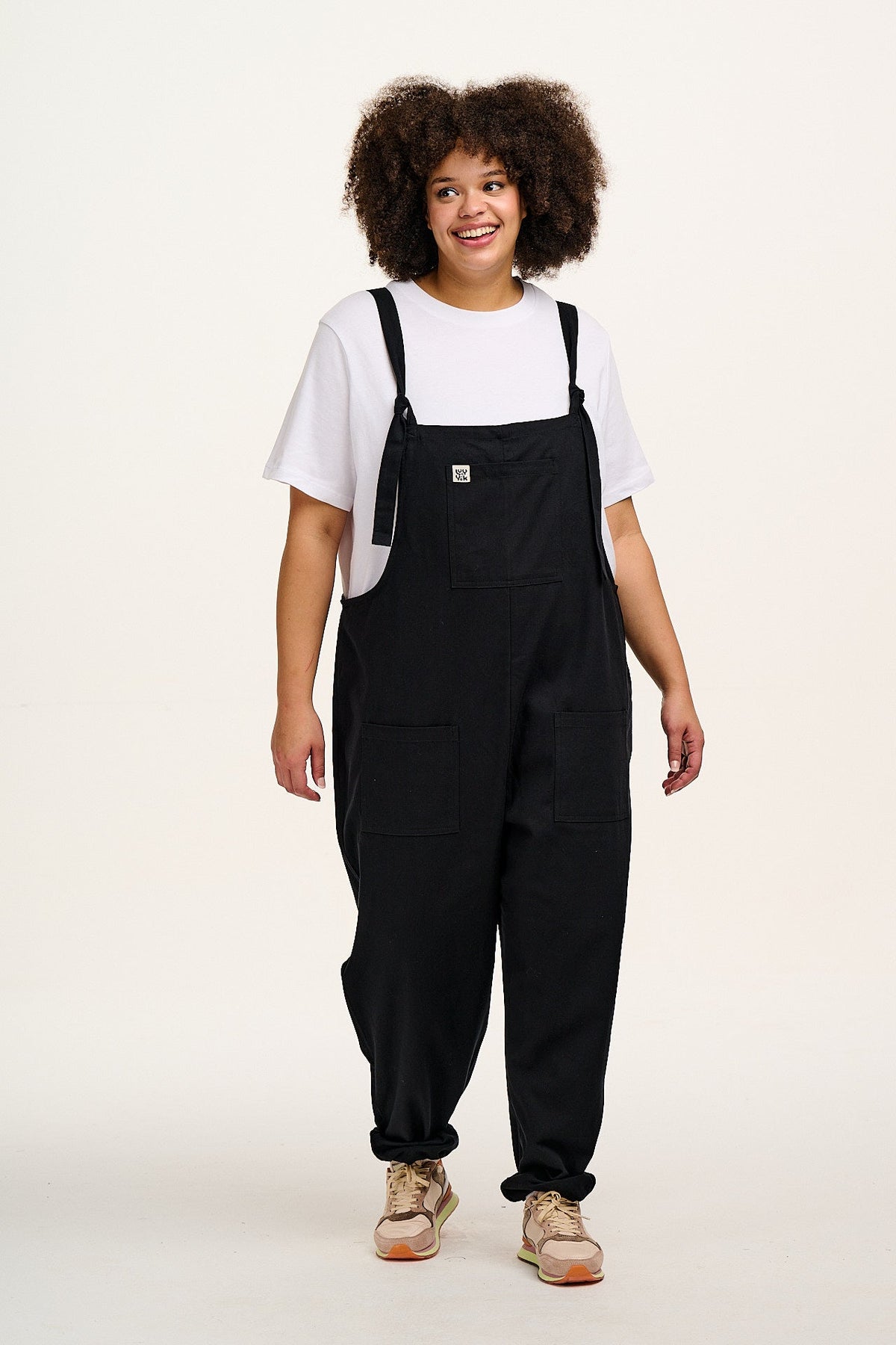 Original — Organic Cotton Dungarees in Black