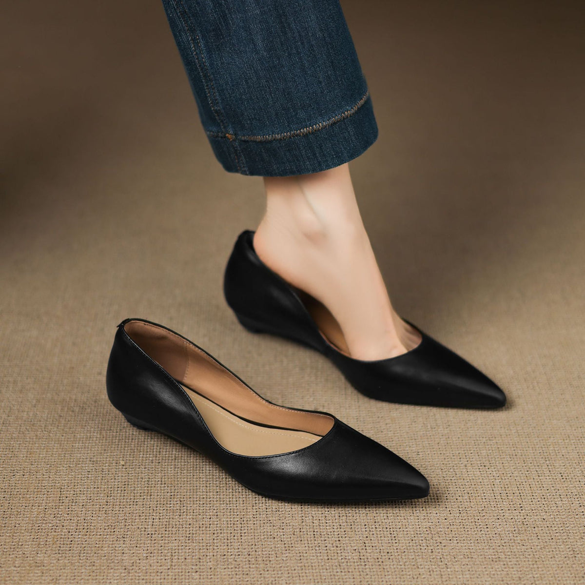 Irella Genuine Leather Flats