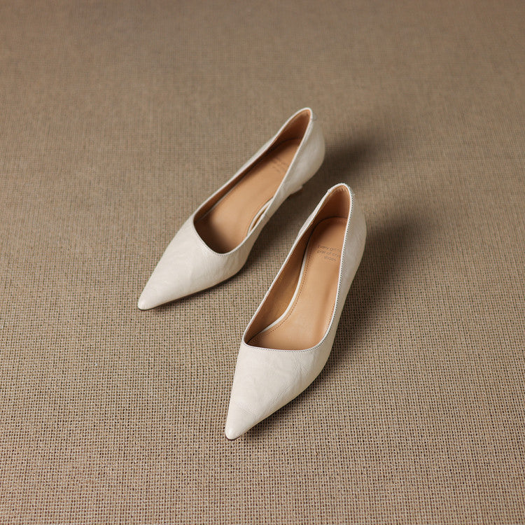 Elar Genuine Leather Heels