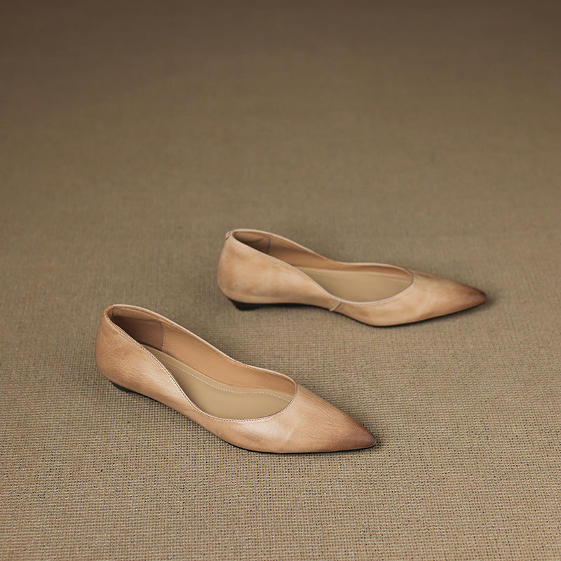 Irella Genuine Leather Flats