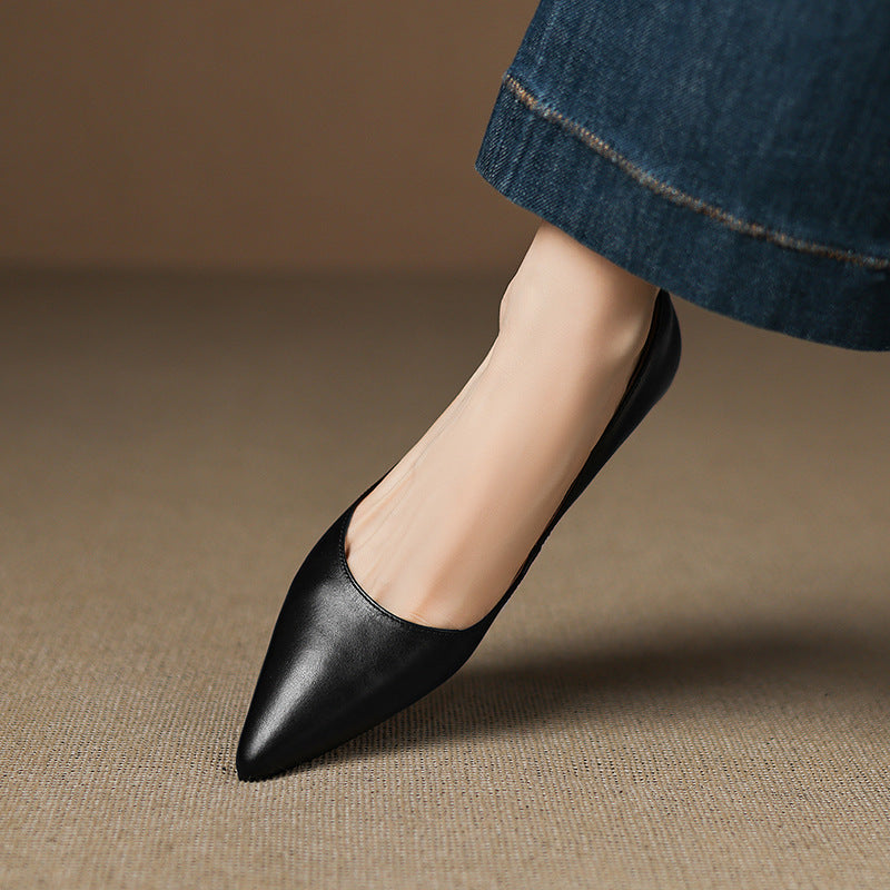 Irella Genuine Leather Flats