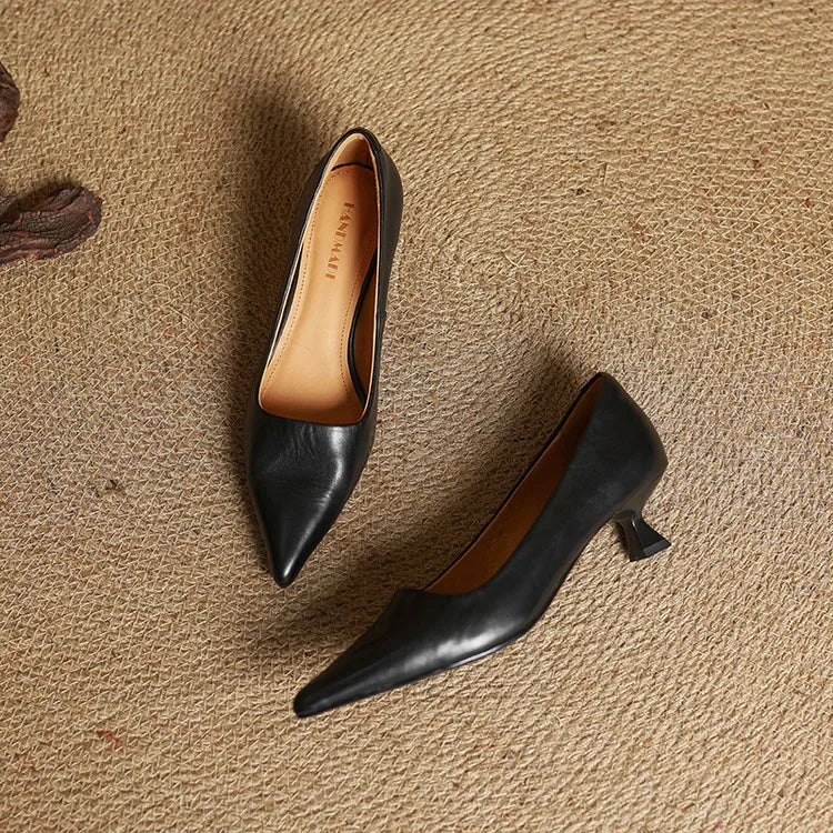 Anok Genuine Leather Heels