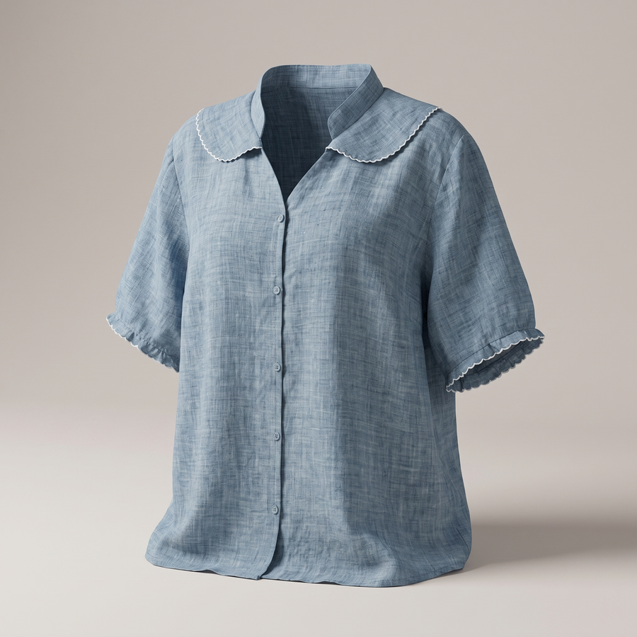 ADÈLE LINEN BLOUSE
