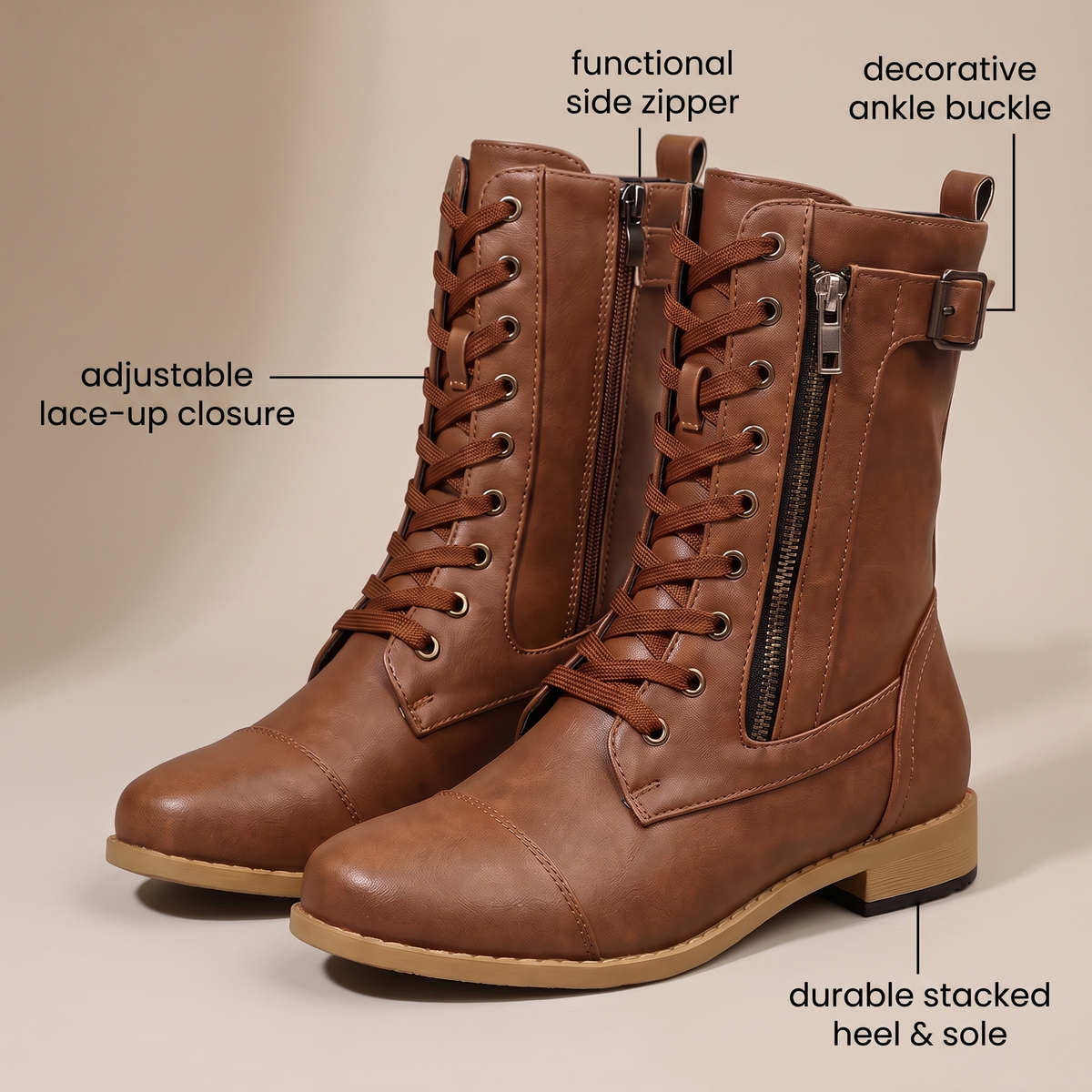 AINSWORTH LEATHER BOOTS