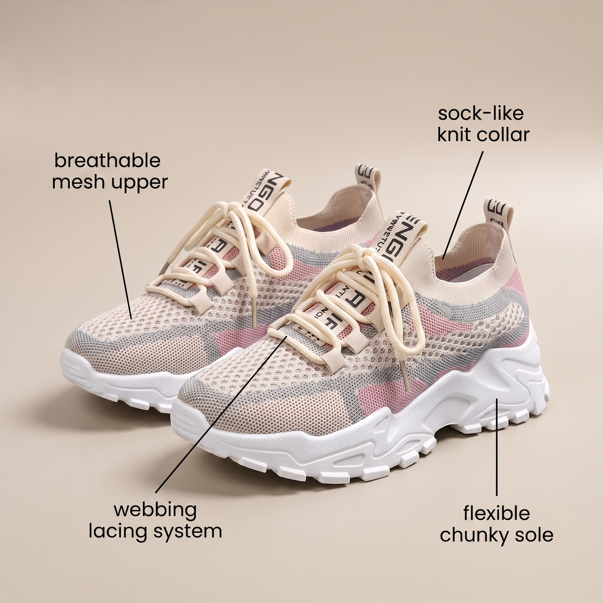 AIRFLOW WOMEN'S COMFORT SNEAKERS