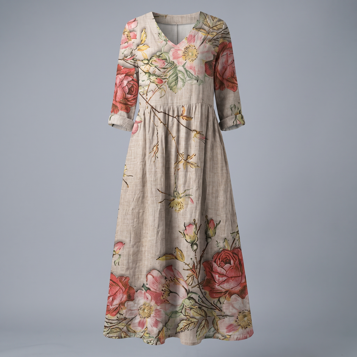 ALINA BLOSSOM MIDI DRESS