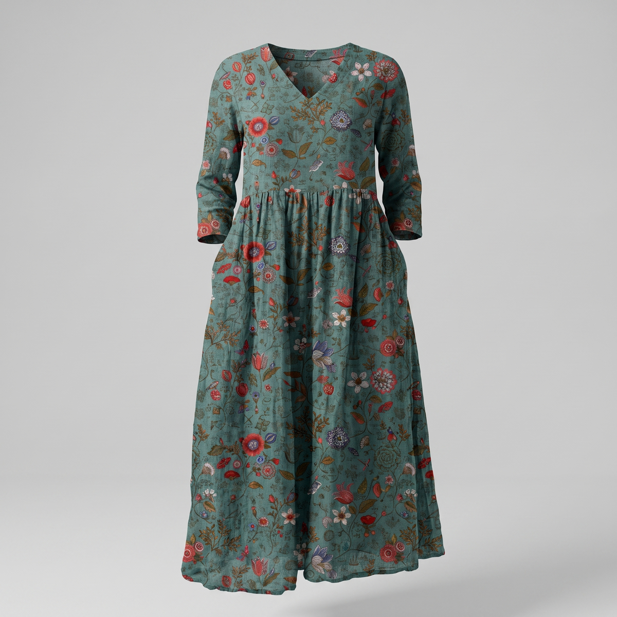ALINA BLOSSOM MIDI DRESS