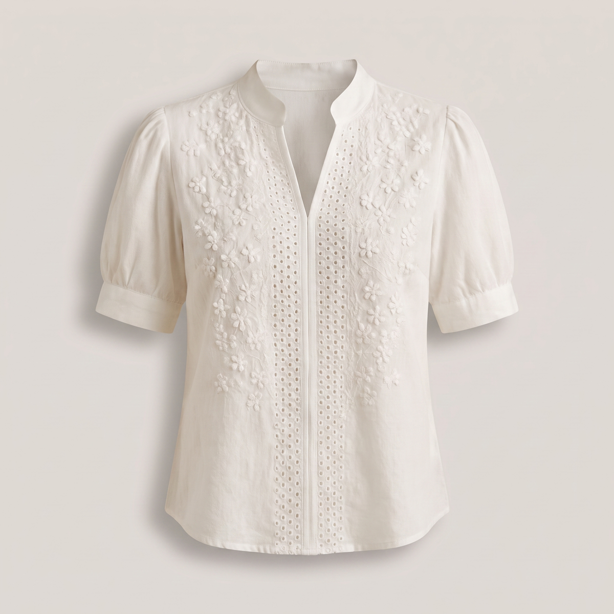 AURELINE TAILORED WHITE TOP