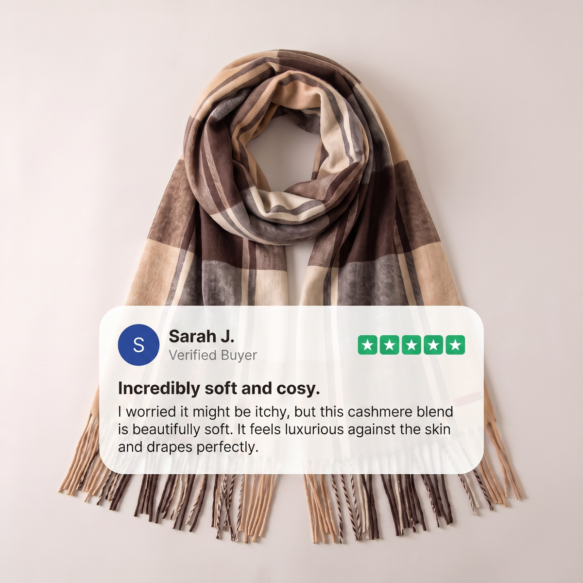AURIELLE CASHMERE SCARF