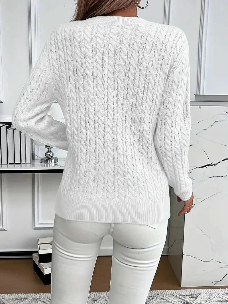 MARIELLE CABLE SWEATER