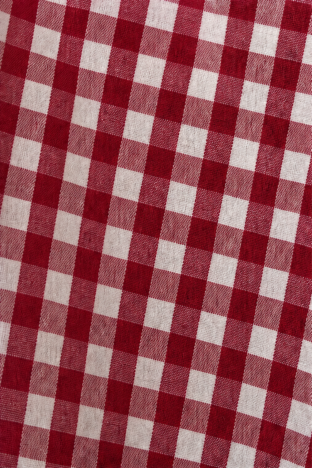 Hattie Checked Ruffle Collar Blouse