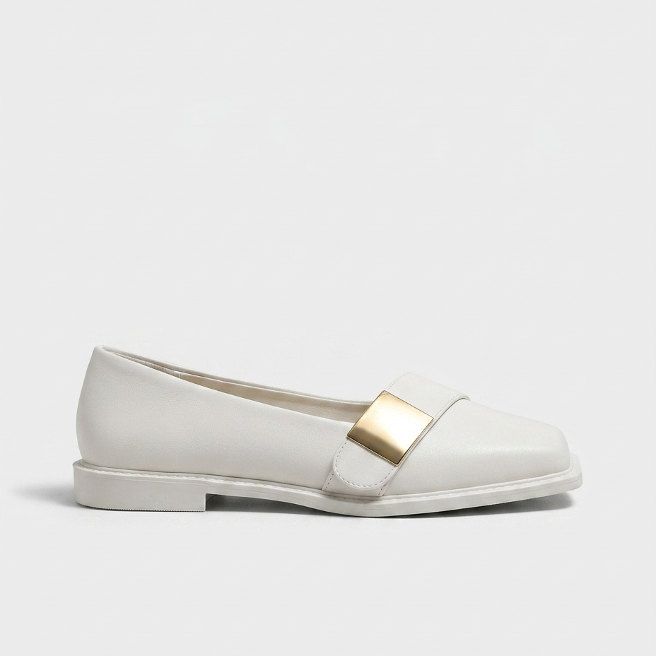 Adeline Square-Toe Loafer