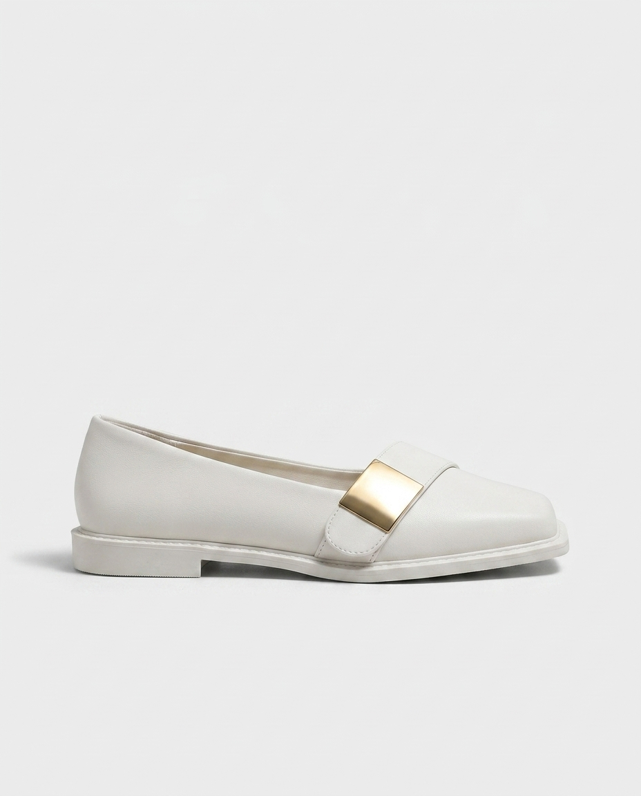 Adeline Square-Toe Loafer