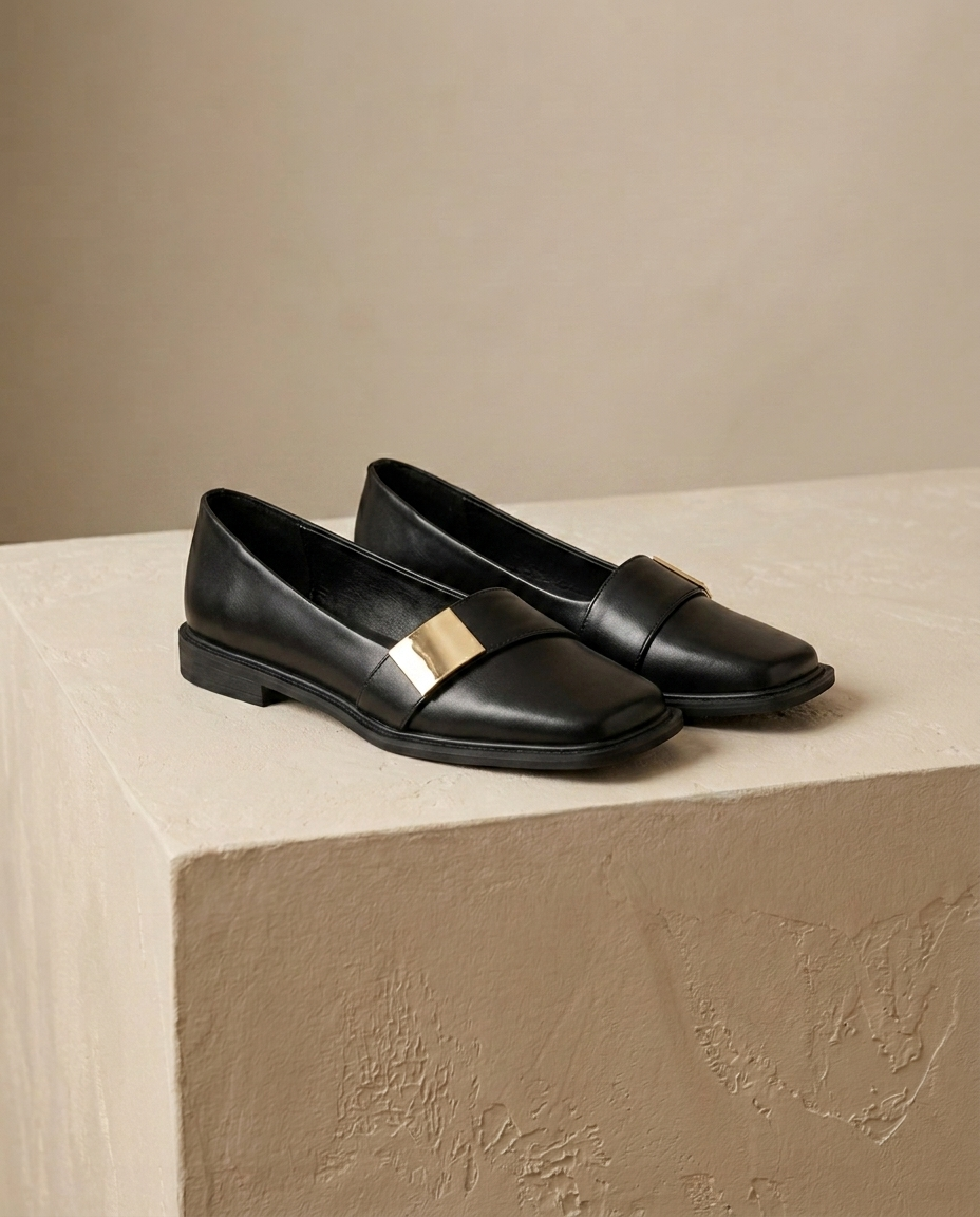 Adeline Square-Toe Loafer