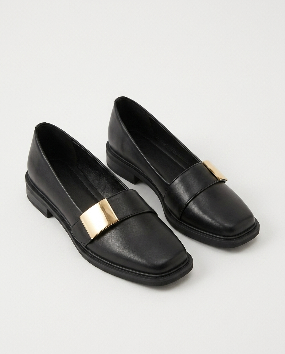 Adeline Square-Toe Loafer