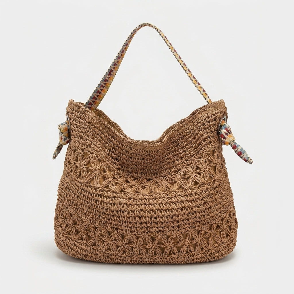 Lavinia Woven Hobo Bag