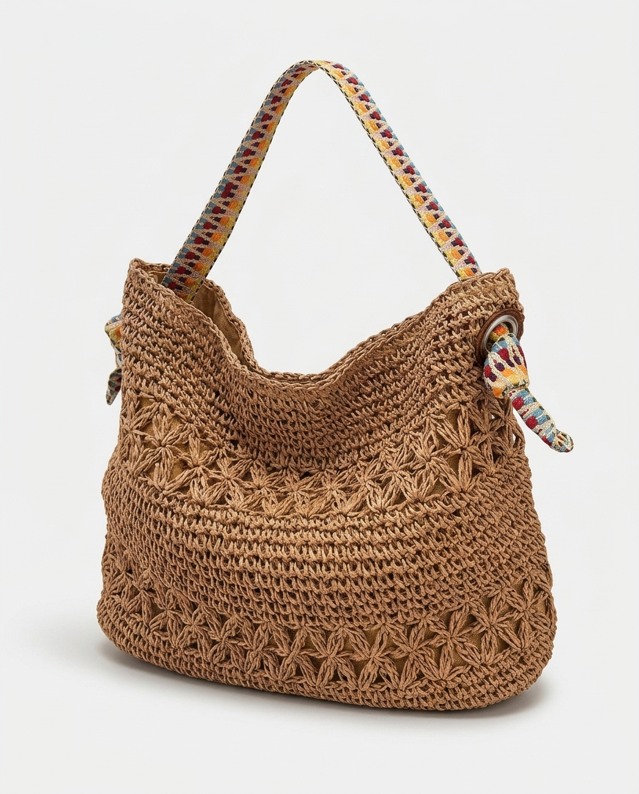 Lavinia Woven Hobo Bag