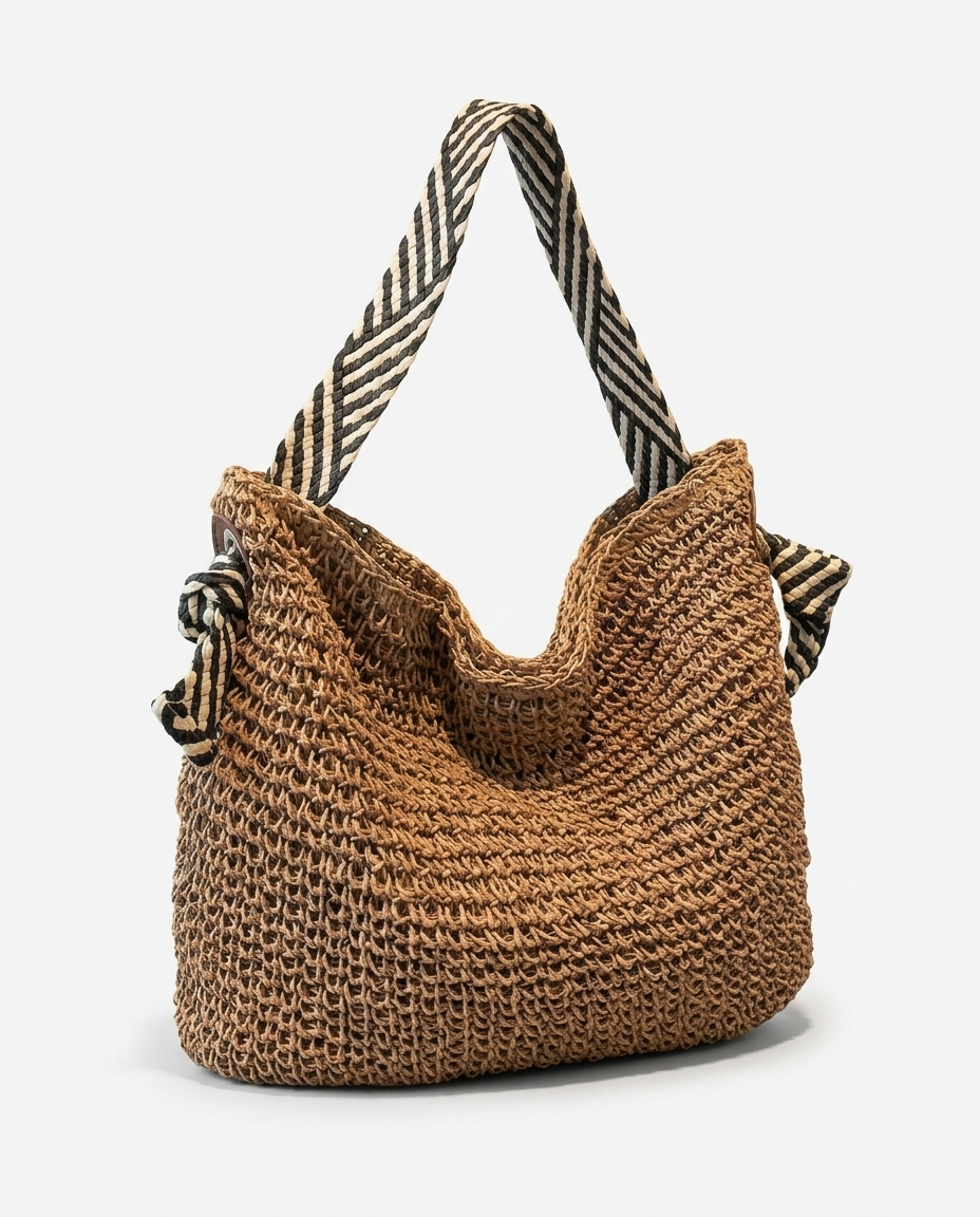 Lavinia Woven Hobo Bag