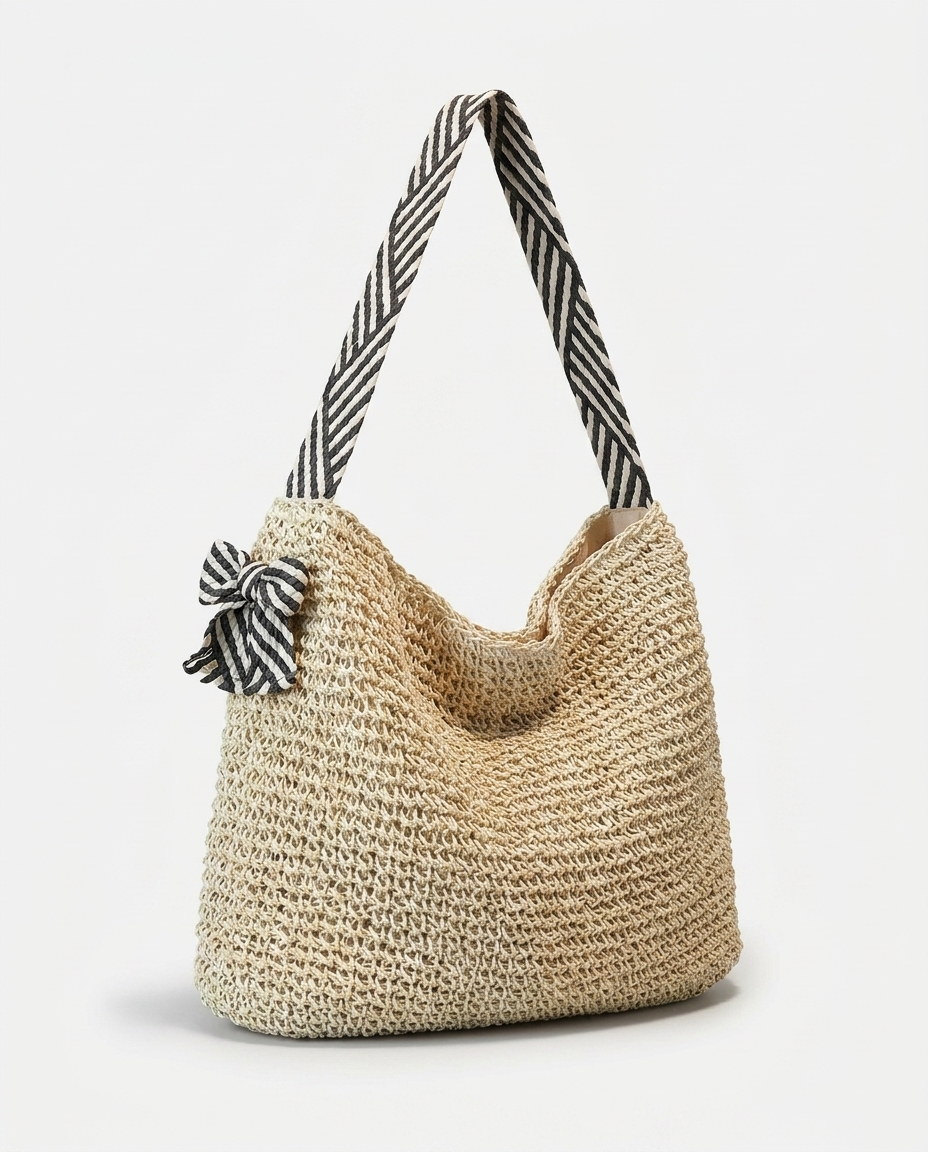 Lavinia Woven Hobo Bag