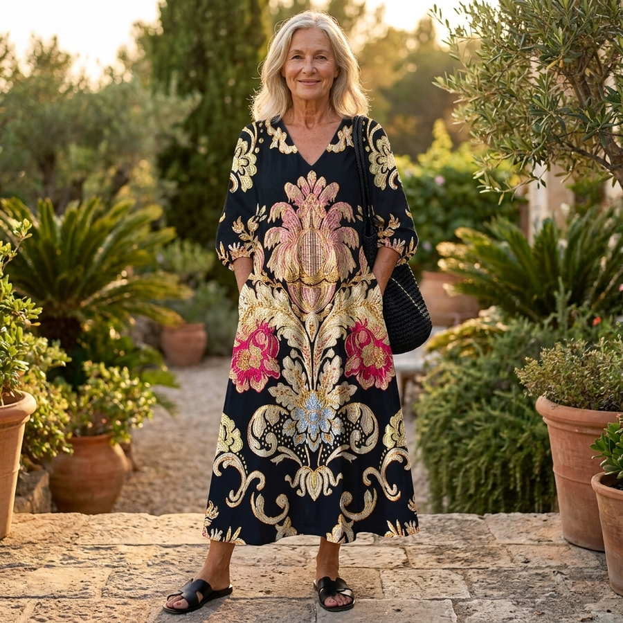 MARIS FLORAL ELEGANCE DRESS
