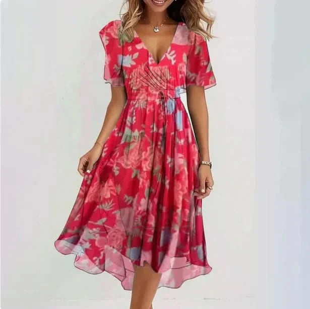 LUNETH FLUID V DRESS