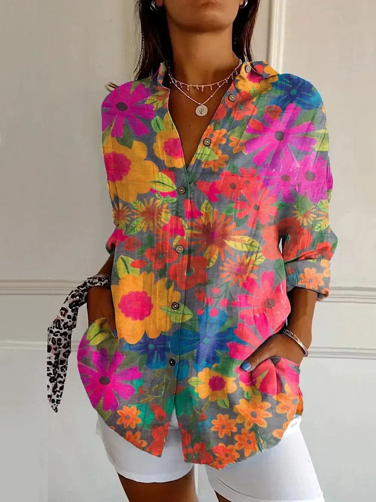 Bella Printed Blouse