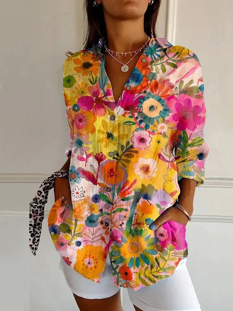 Bella Printed Blouse