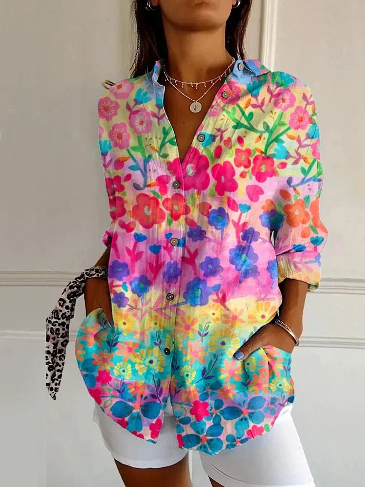 Bella Printed Blouse