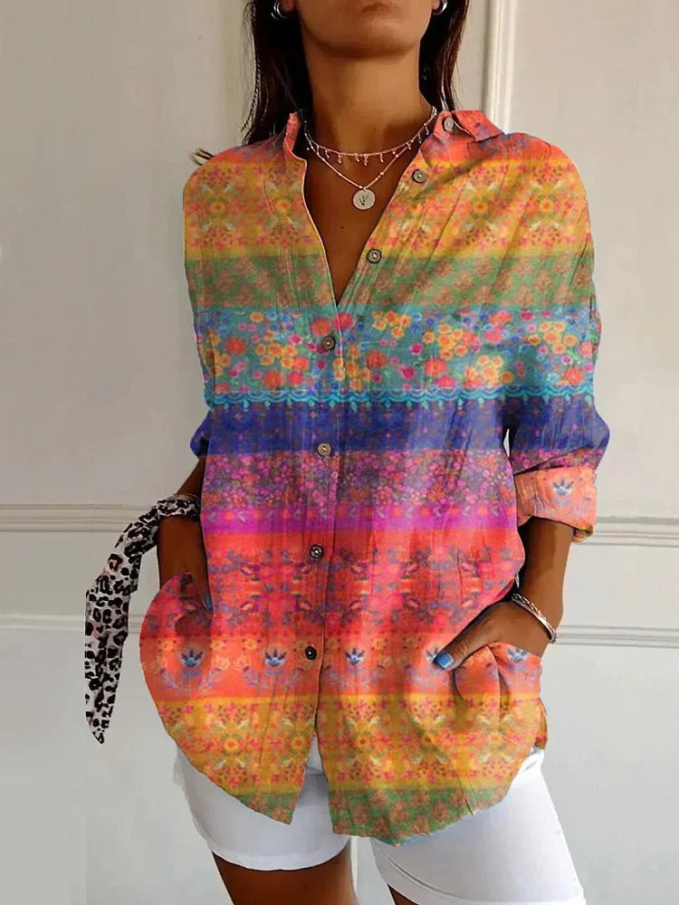 Bella Printed Blouse