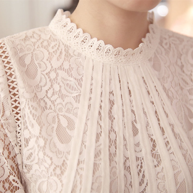 Annabel Lace Long Sleeve Top