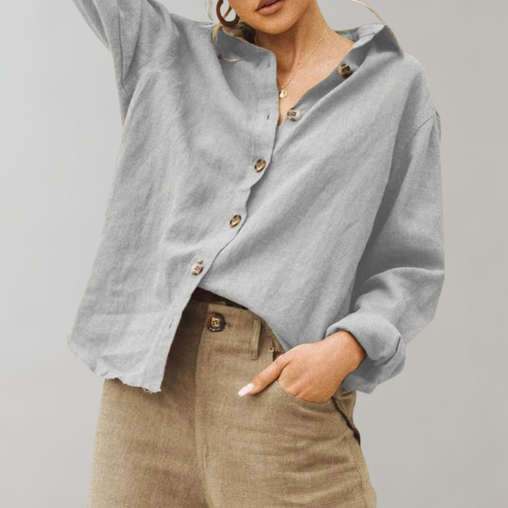Eleanor Relaxed Button-Up Shirt
