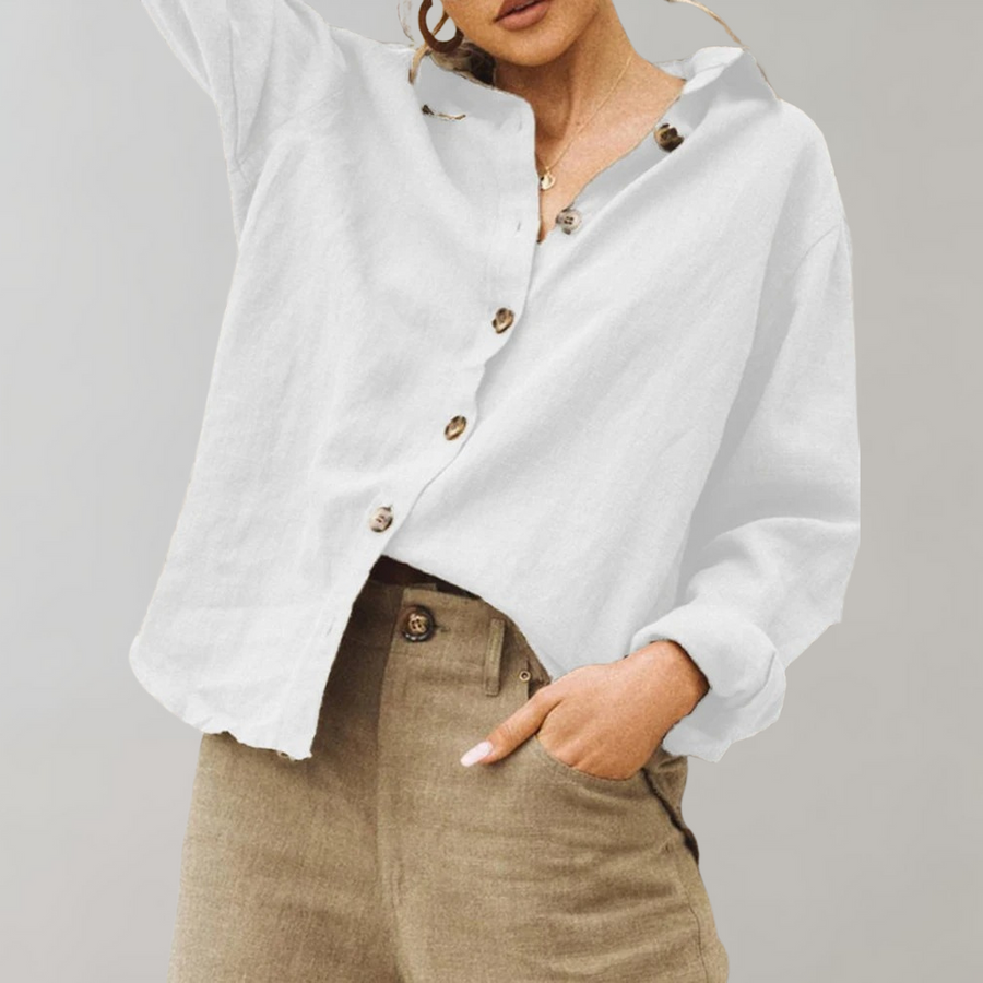 Eleanor Relaxed Button-Up Shirt